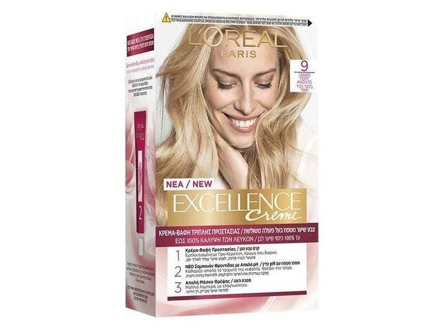 Excellence Creme Tinte 9 Rubio Claro Claro 192 Ml