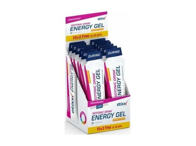 Etixx Energy Gel Bebida Isotónica Naranja 12X60Ml