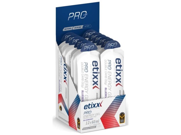Etixx Double Carb Energy Arandano Gel 12Udsx60Ml.