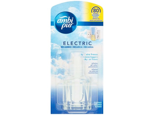 Ambi Pur Electrico Ambientador Recambio Sky 215Ml
