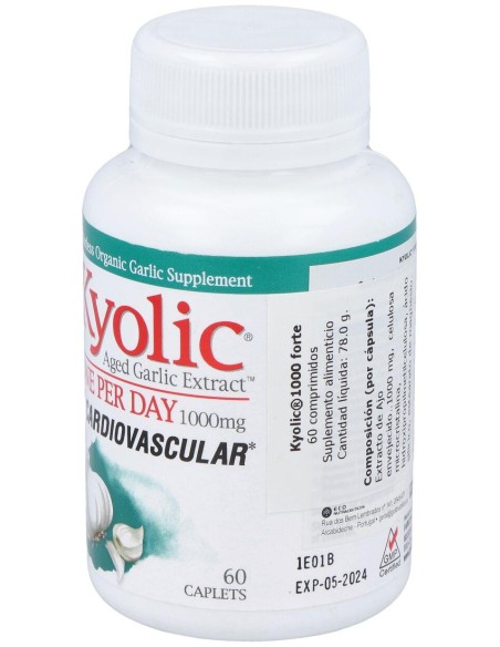 Kyolic Forte 1000Mg. 60Comp.