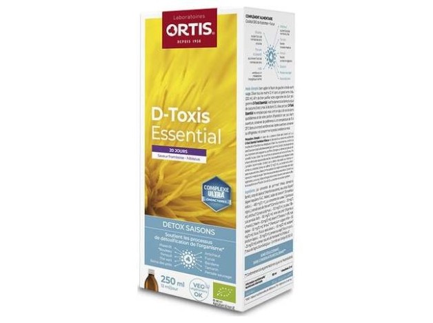 Ortis D-Toxis Essential Frambuesa Hibicus 250Ml