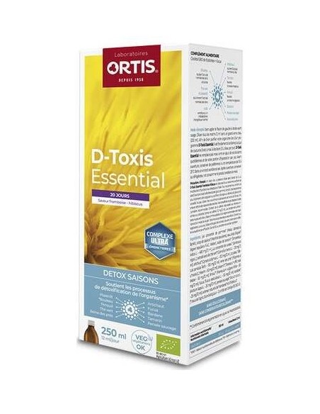 Ortis D-Toxis Essential Frambuesa Hibicus 250Ml