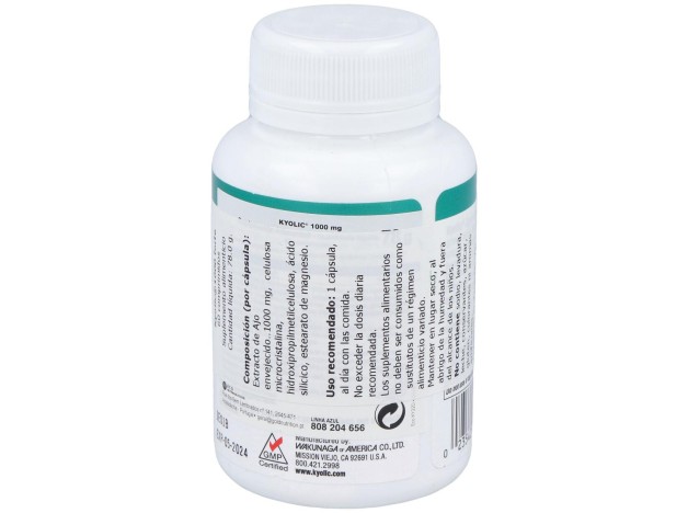 Kyolic Forte 1000Mg. 60Comp.
