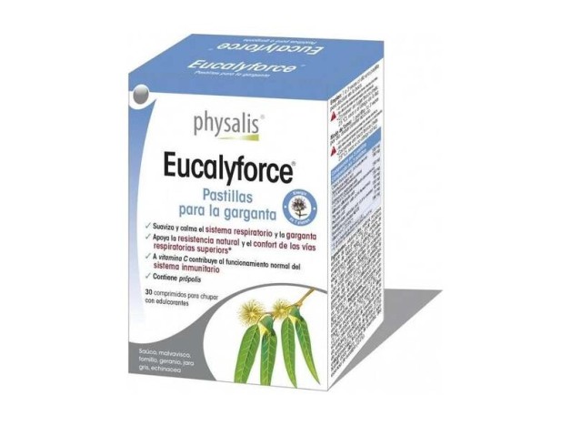 Eucalyforce Pastillas Garganta 30Comp.