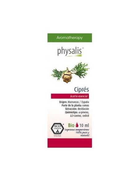 Physalis Aceite Esencial De Ciprés Bio 10Ml