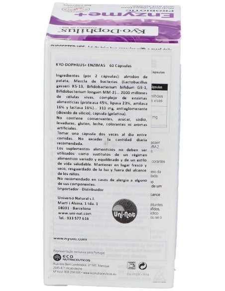 Kyo-Dophilus Con Enzimas 60Cap.