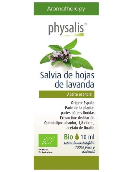 Physalis Aceite Esencial De Salvia De Hojas De Lavanda Bio 10Ml