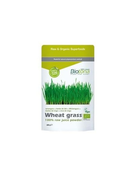 Biotona Wheat Grass Raw Superfood Bio 200G