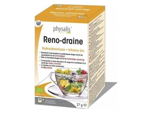 Physalis Reno Draine Infusion Bio 20 Filtros
