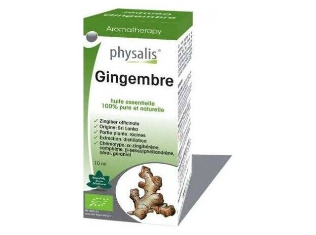 Physalis Aceite Esencial De Jengibre Bio 10Ml