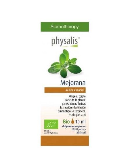 Physalis Aceite Esencial De Mejorana Bio 10Ml