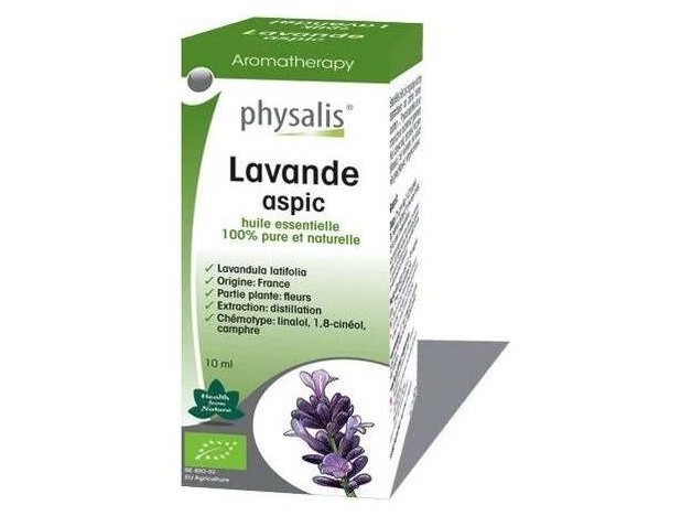 Physalis Aceite Esencial De Lavanda Spica Bio 10Ml