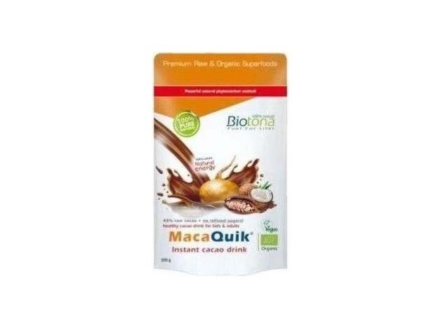 Biotona Macaquik Instant Cacao Drink Bio 200 G