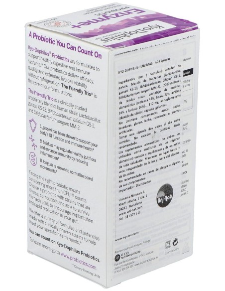 Kyo-Dophilus Con Enzimas 60Cap.