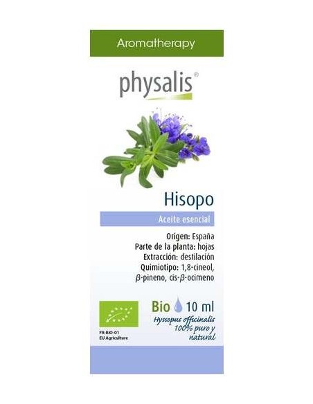 Physalis Hisopo Aceite Esencial Bio 10Ml