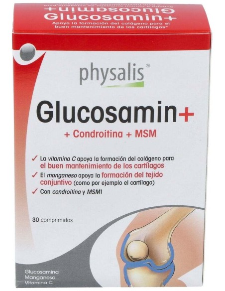 Physalis Glucosamina + Condroitina + Msm 30Comp
