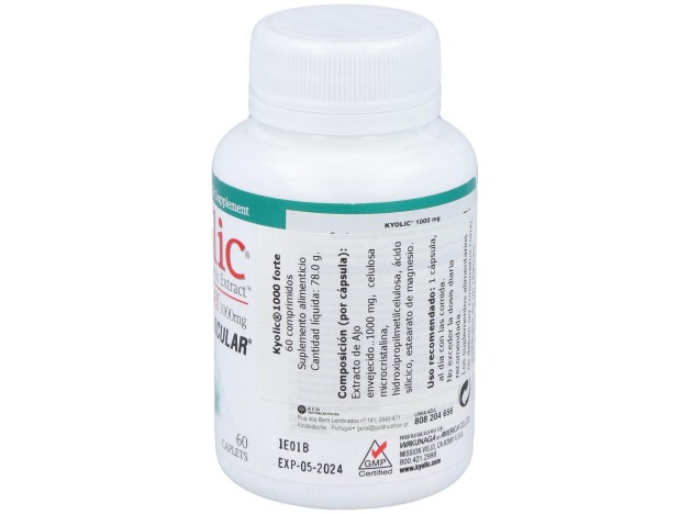 Kyolic Forte 1000Mg. 60Comp.