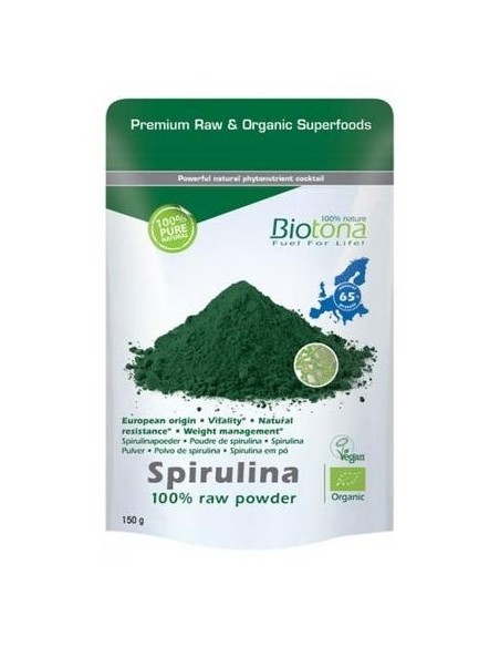 Biotona Espirulina Vegano Polvo Superfood Bio 150G