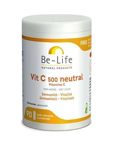 Belife Vit C 500 Neutral 90 Gélules - Be-Life