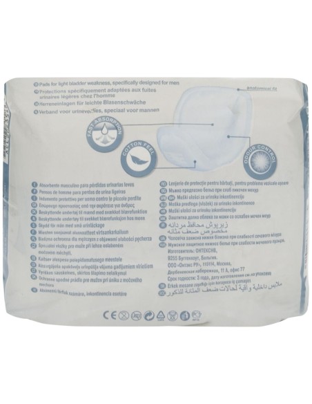 Id For Men Level 2 Protectores Para Incontinencia Ligera, 10 Unidades