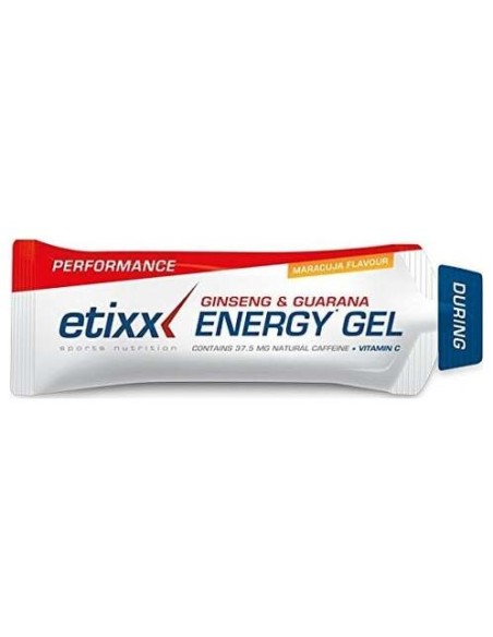 Etixx Ginseng %26 Guarana Energy Gel Maracuja 12X40G