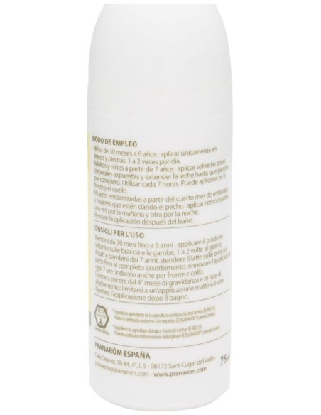 Pranarôm Aromapic Citronela+ Roll-On Corporal Bio 75Ml