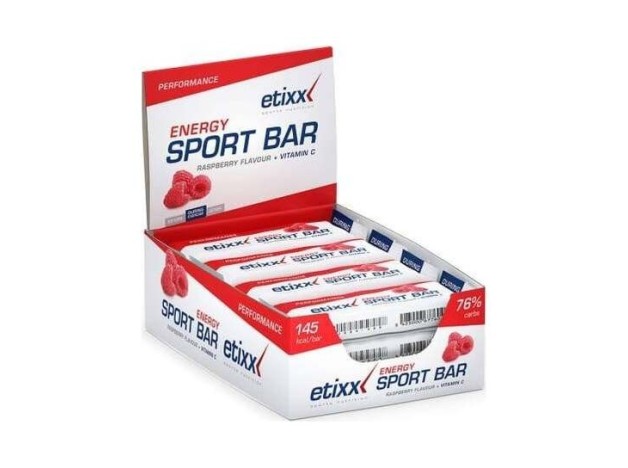 Etixx Energy Sport Barritas Frutos Rojos 12Uds.