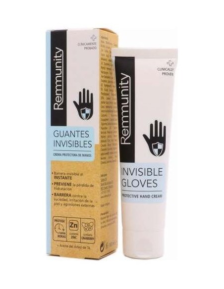Remmunity Guantes Invisibles Crema Protectora De Manos 100Ml