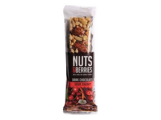 Barrita Chocolate Negro-Cereza 15Uds. Bio Vegan