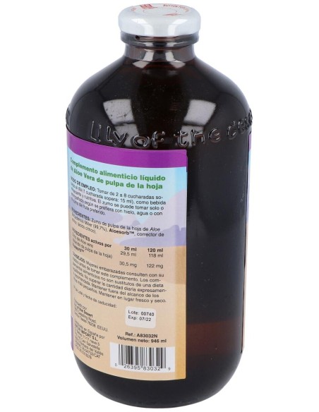 Lily Of The Desert Aloe Vera Pulpa Hoja  99_7% 946Ml