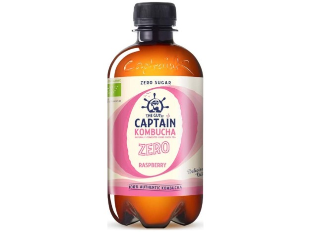 Captain Kombucha Zero Raspberry Bio 400Ml