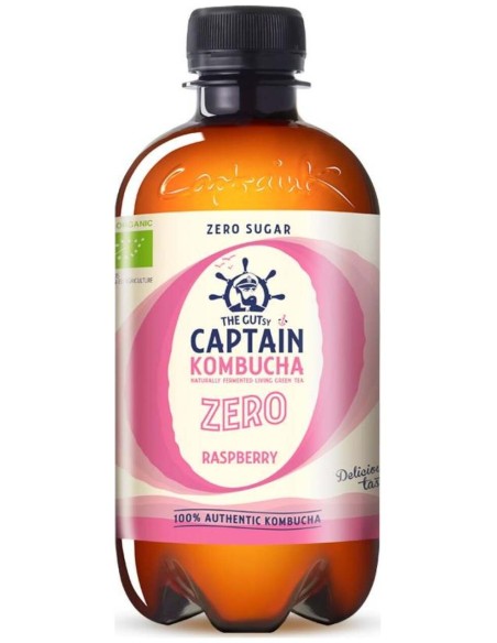 Captain Kombucha Zero Raspberry Bio 400Ml