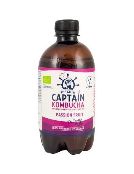 Captain Kombucha Frutas De La Pasion Bio 400Ml