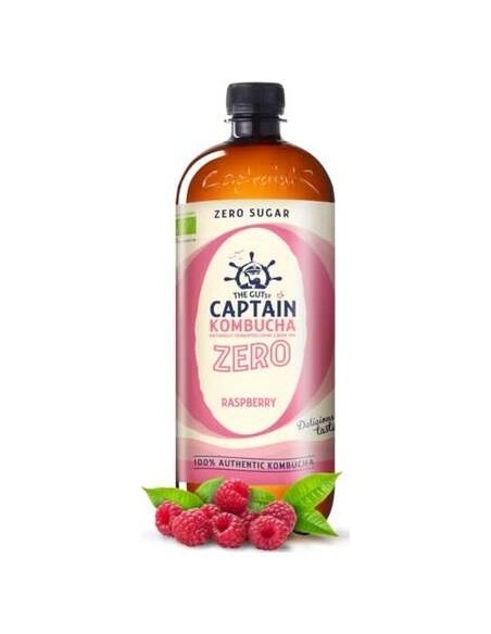 Captain Kombucha Kombucha Zero Frambuesa Bio 1000Ml