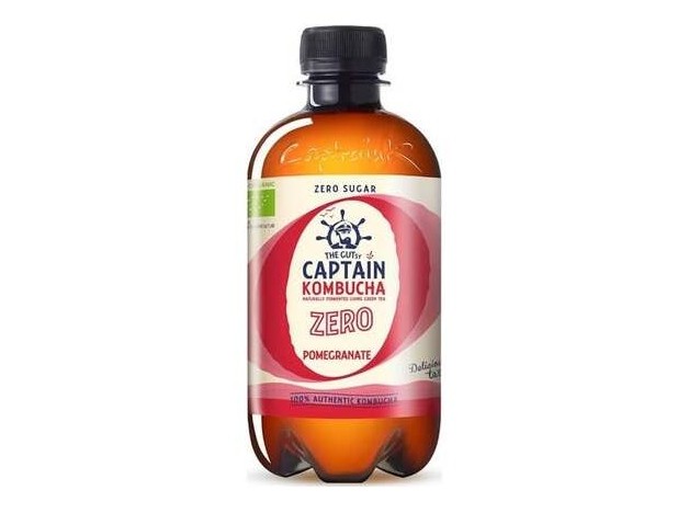 Captain Kombucha Zero Pomegranate Bio 400Ml