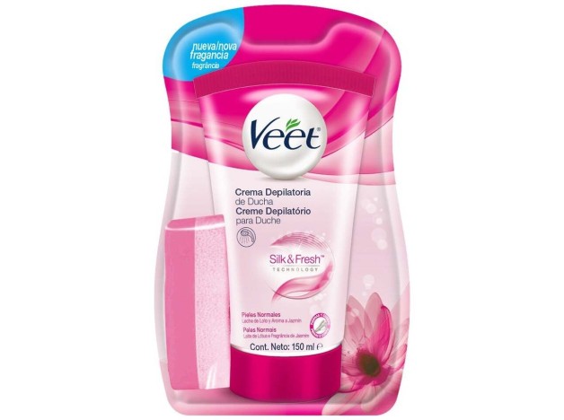 Veet Pure Crema Depilatoria De Ducha Piernas Y...