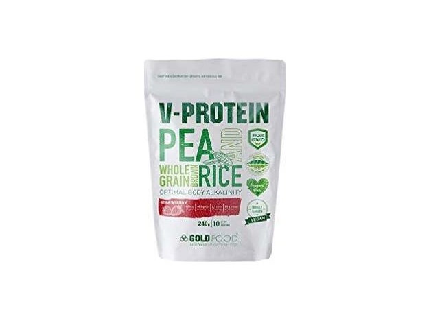 Gold Nutrition V Protein Frambuesa 240G
