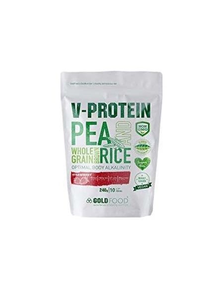 Gold Nutrition V Protein Frambuesa 240G