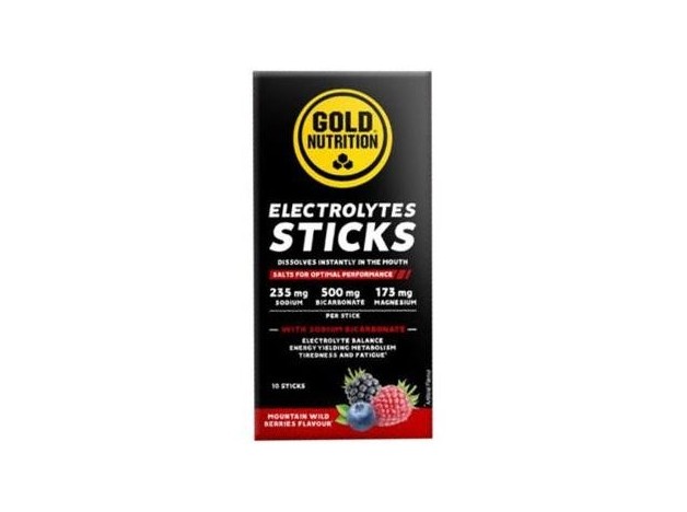 Gold Nutrition Electrolytes Wild Berries 10 Sticks