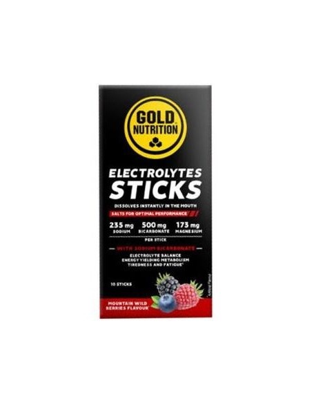 Gold Nutrition Electrolytes Wild Berries 10 Sticks