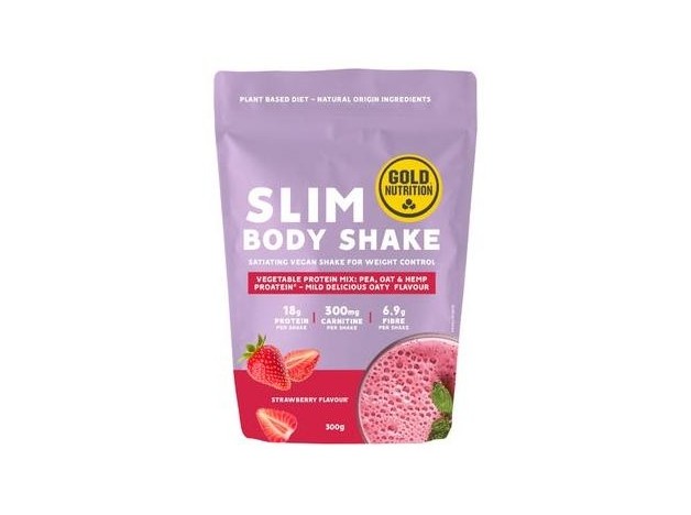 Gold Nutrition Slim Body Shake Strawberry 300G