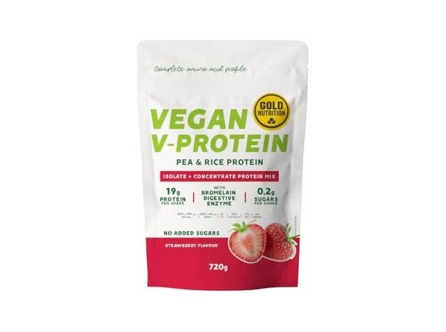 Gold Nutrition V-Protein Strawberry 720Gr