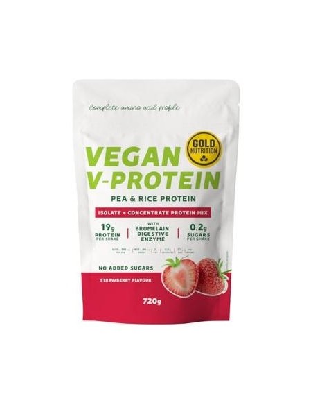 Gold Nutrition V-Protein Strawberry 720Gr
