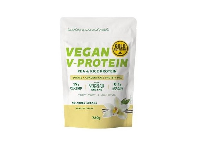 Gold Nutrition V-Protein Vainilla 720Gr