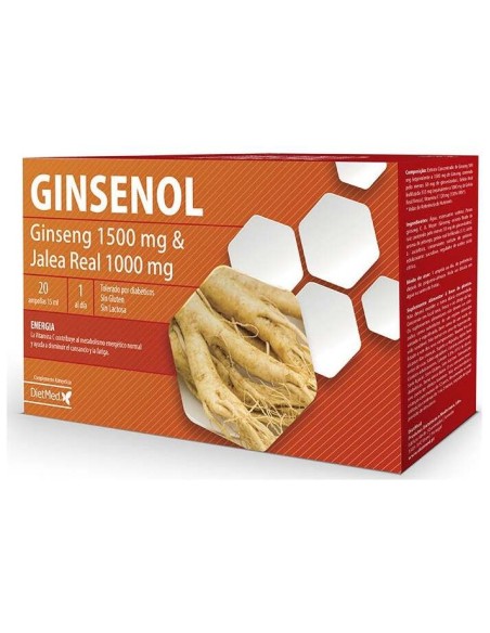 Dietmed Ginsenol 20 Ampollas