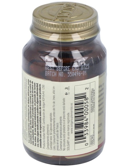 Acido Alfa Lipoico 200Mg. 50Vegicaps