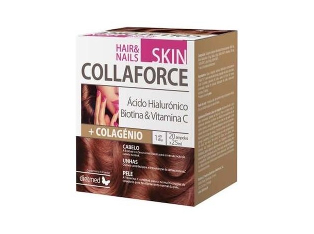 Dietmed Skin Piel Cabello Uñas 20 Ampollas