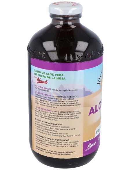 Lily Of The Desert Aloe Vera Pulpa Hoja  99_7% 946Ml