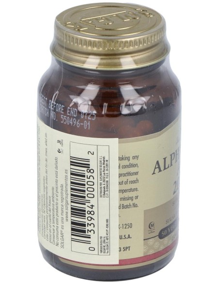 Acido Alfa Lipoico 200Mg. 50Vegicaps